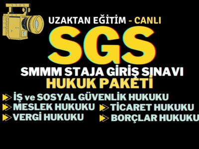 SGS – Hukuk Grubu Ders Paketi