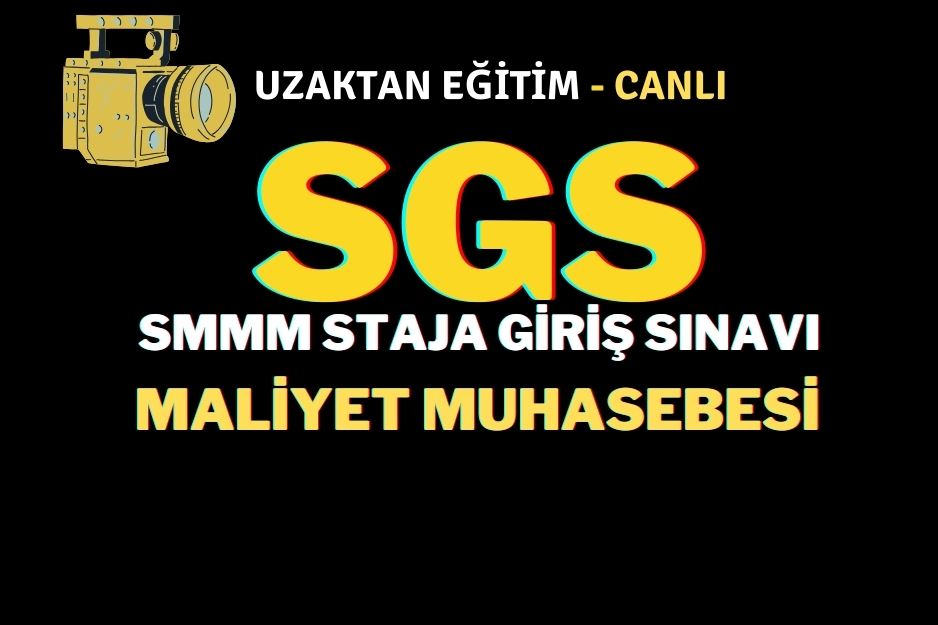 SGS – Maliyet Muhasebesi