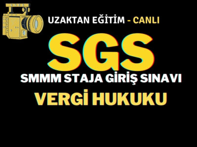 SGS – Vergi Hukuku