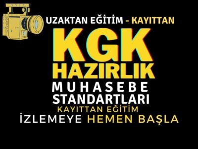 KGK – Muhasebe Standartları