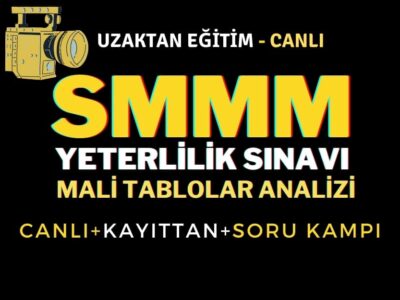 Mali Tablolar ve Analizi – SMMM Yeterlilik