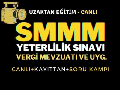 Vergi Mevzuatı ve Uygulaması – SMMM Yeterlilik