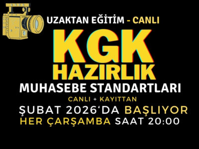 KGK – Muhasebe Standartları