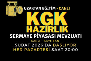 KGK – Sermaye Piyasası Mevzuatı