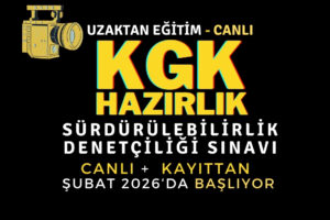 KGK Sürdürülebilirlik Denetçiliği Sınavına Hazırlık