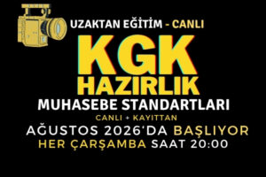 KGK – Muhasebe Standartları