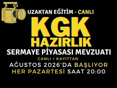 KGK – Sermaye Piyasası Mevzuatı