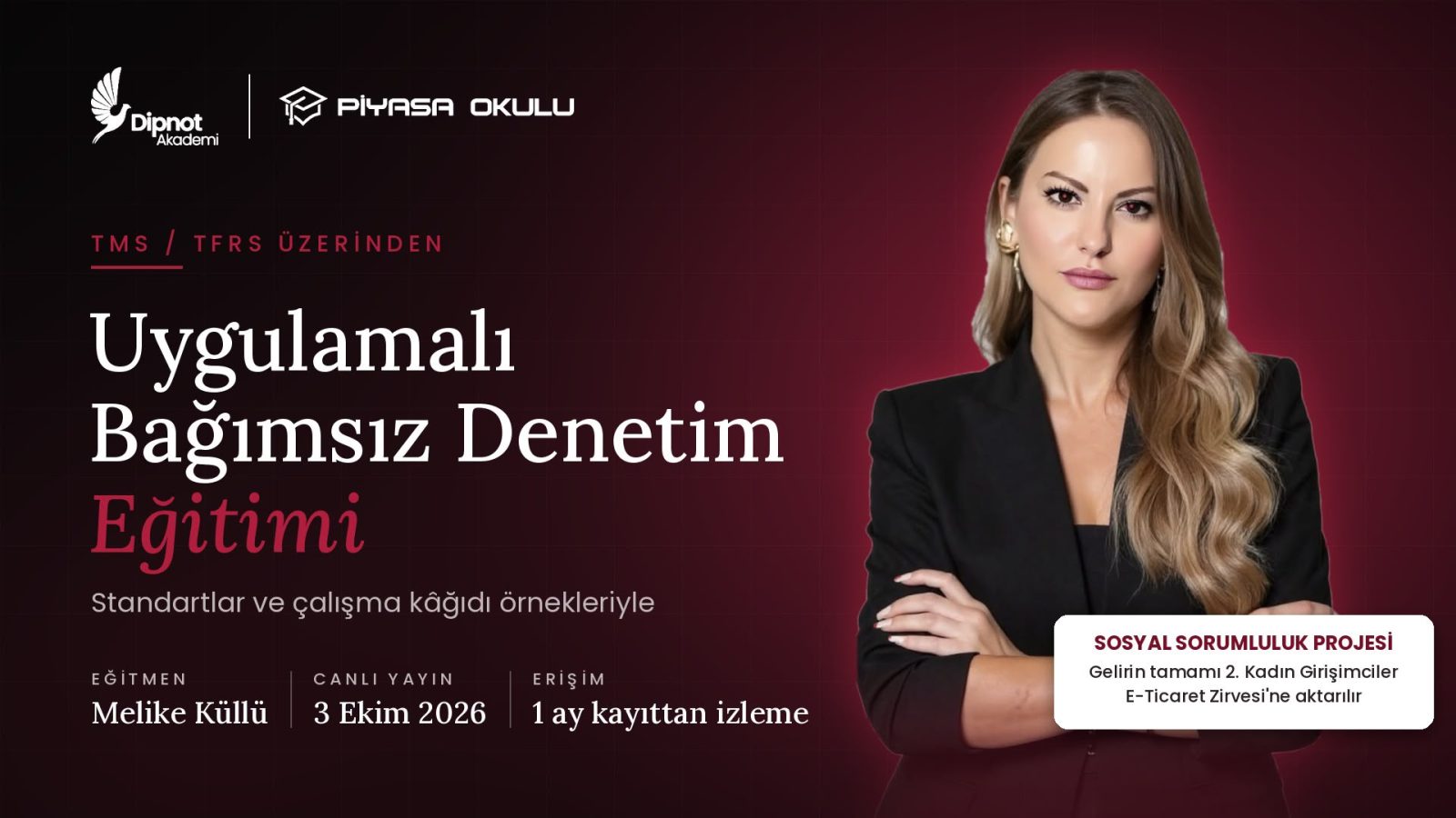 TMS / TFRS Üzerinden Uygulamalı Bağımsız Denetim Eğitimi – Standartlar ve Çalışma Kâğıdı Örnekleriyle